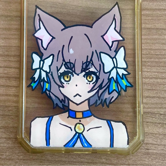 Hand Painted Anime Re:Zero Felix Phone Case - Picture 2 of 2